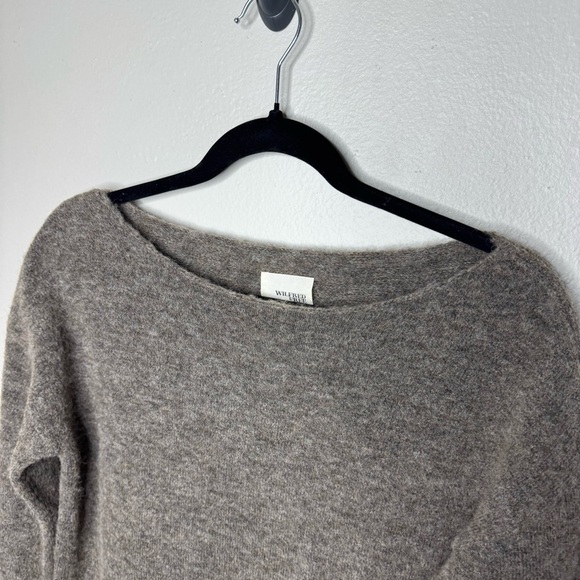 Aritzia Wilfred Free Alpaca Wool Blend Long Sleeve Oversized Dress with Pockets - Picture 5 of 10